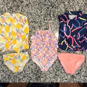 Carters 2T bathing suit lot